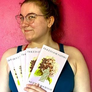 Violets for Sappho Brand NEW POETRY CHAPBOOK printer-Bottlecap Press NEW…